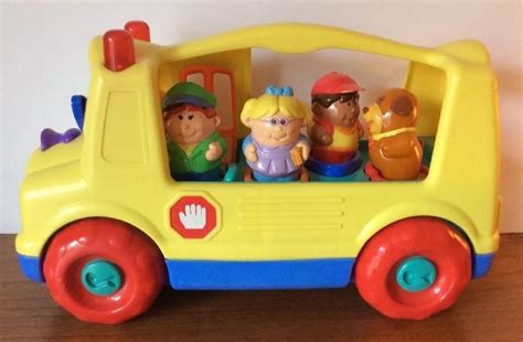 Playskool Wheels on the Bus School Singing Musical Yellow WORKS GREAT | #1821215195