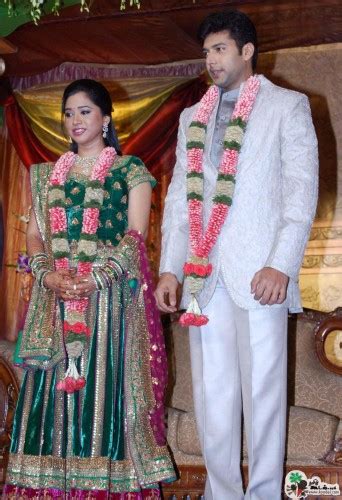 Aarthi And Tamil Actor Jayam Ravi Wedding Photos