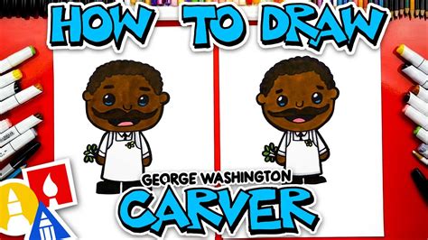 How To Draw George Washington Carver | Nestia