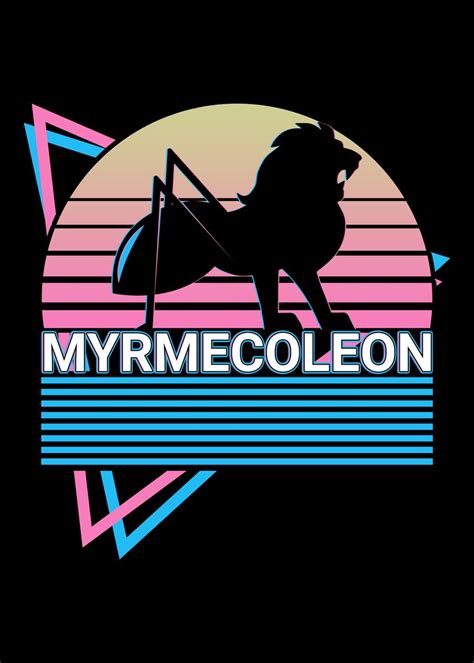 'Myrmecoleon Vaporwave' Poster by AestheticAlex | Displate