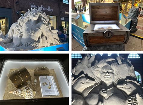 PHOTOS: 'The Little Mermaid' Live Action Pandora Sand Sculpture Now Complete at Disney Springs ...