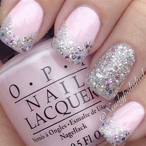 20+ Cute Valentine Day Pink Nail Art Design Ideas | Pink glitter nails, Pink nail art designs ...