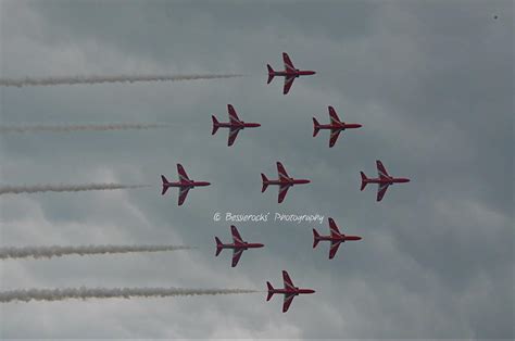 Red Arrows Diamond Formation by Bessierocks' Photography on YouPic