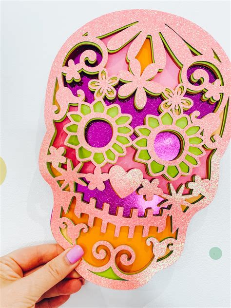 Sugar Skull SVG Free Layered File ⋆ Extraordinary Chaos