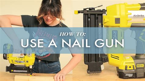 How To Use a Nail Gun - YouTube