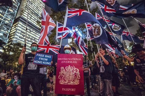 Hong Kong Protesters Waving British Flag - About Flag Collections