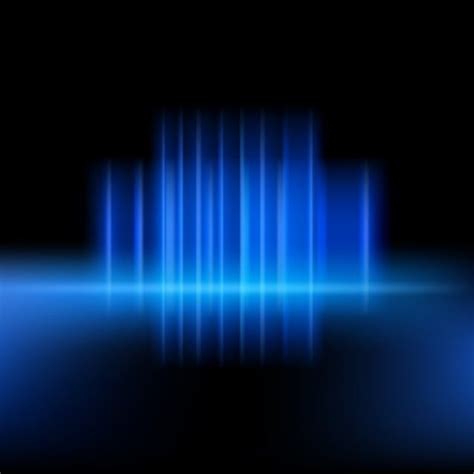 Blue light ray vector hd png images light effect multi rays blue vector ...