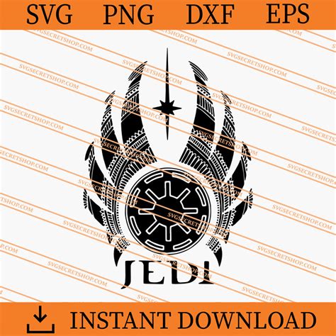 Jedi Symbol Star Wars SVG, Star Wars SVG, Obi-Wan Kenobi SVG | SVG ...