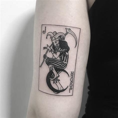 Joker card tattoo by Nudy tattooer - Tattoogrid.net