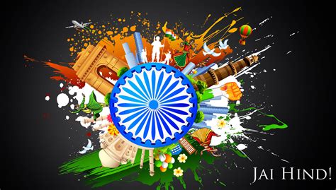 India Independence Day 15th August Jai Hind Hd Wallpaper