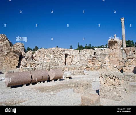 Carthage ruins, Tunisia Stock Photo - Alamy