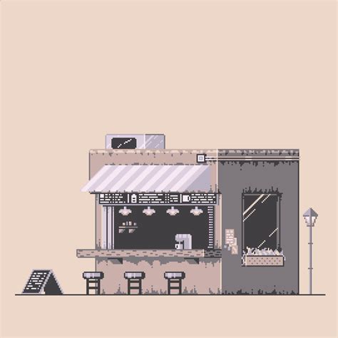 Pixilart - Abandoned Coffee Shop by jamielikesbread