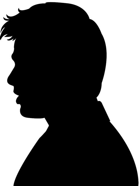 Side of Face Silhouette | Free vector silhouettes