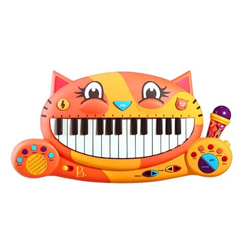 B Toys – Meowsic Toy Piano – Children’s Keyboard Musical Instrument ...