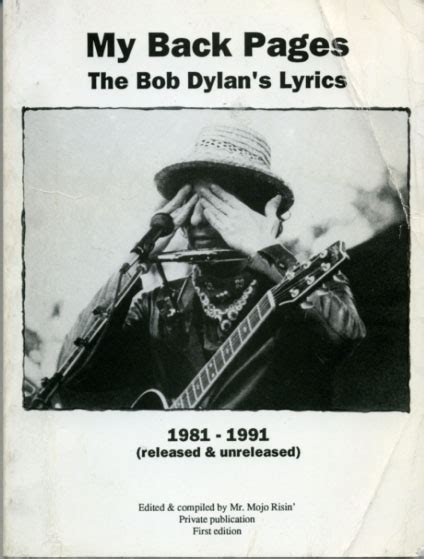 My Back Pages: The Bob Dylan’s Lyrics | Bob Dylan ISIS Magazine