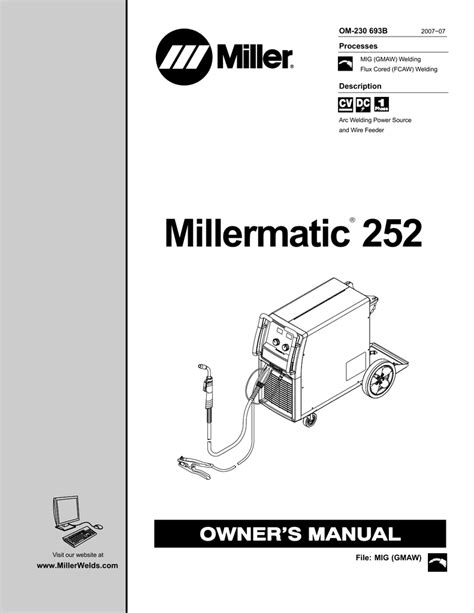 Miller Mig Welder 252 Settings Chart - Best Picture Of Chart Anyimage.Org