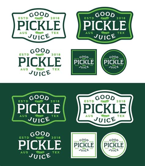 Good Pickle Juice | Logo Design + Package Design by Left Hand Design Left Hand Design | Best ...