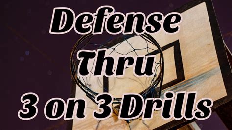 Building Man to Man Defense Using 3 on 3 Drills - Basketball Coaching (Video Series) - YouTube