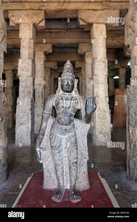 India - Tamil Nadu - Madurai - sculptures inside the Sri Meenakshi ...