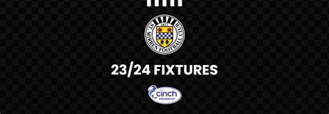 2023/24 cinch Premiership fixtures announced