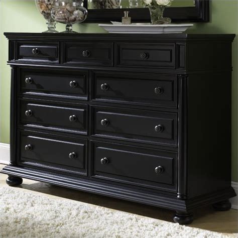 Large Black Dresser - Home Furniture Design