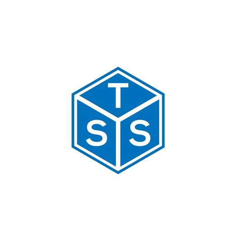 TSS letter logo design on black background. TSS creative initials ...