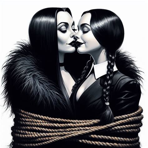 Morticia and Wednesday 4 by Ow-Man on DeviantArt