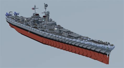 USS Battleship Montana Minecraft Project