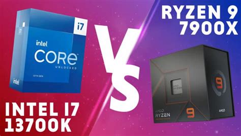 Intel Core i7 13700K vs Ryzen 9 7900X | WePC