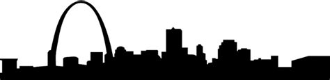 St Louis Skyline Silhouette - ClipArt Best