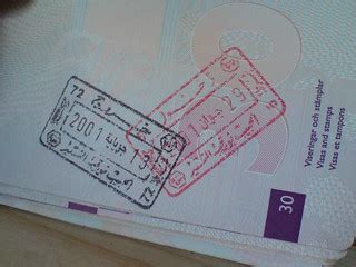 Tunisian passport stamps | Does anyone here read Arabic? I'm… | Flickr