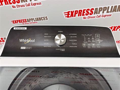 Whirlpool Washer WTW5057LW0 For Sale | ️ Express Appliances