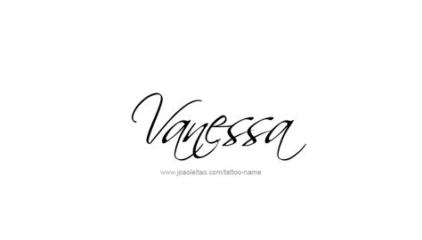 Vanessa Name Tattoo Designs | Name tattoo, Name tattoos, Baby name tattoos