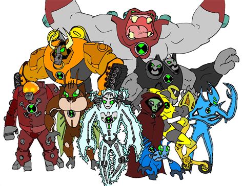 another set of ben 10 aliens by bigafroman on DeviantArt