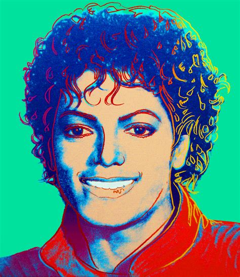 Michael Jackson (Green), 1984 - Andy Warhol | Andy warhol pop art, Andy warhol art, Warhol art