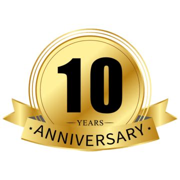 10Th Wedding Anniversary Logo