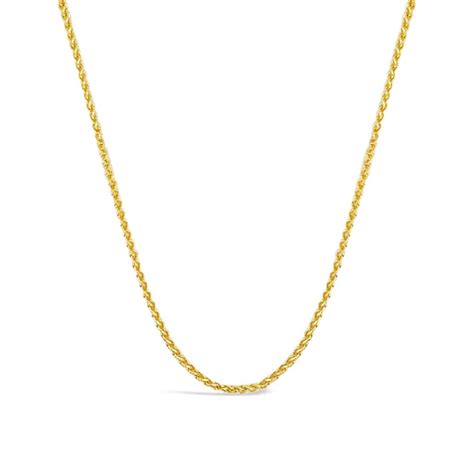 Yellow Gold Wheat Chain - Gold River Jewellers