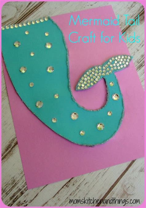 Mermaid Tail Craft for Kids - Crafty Morning | Little mermaid crafts ...