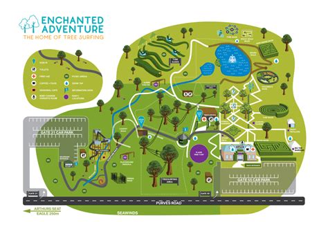 Park Map - Enchanted Adventure - Illustrated Map Of All Activities