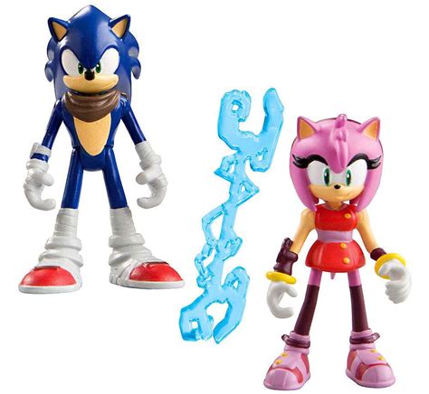 Sonic The Hedgehog Sonic Boom Sonic Amy 3 Action Figure 2-Pack TOMY ...