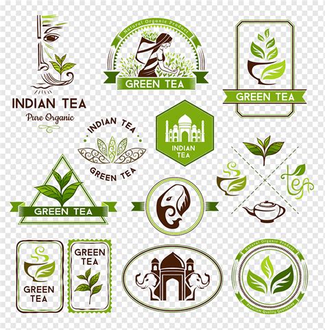 Green tea logo, Green tea Logo Tea production in Sri Lanka, Thai fresh ...