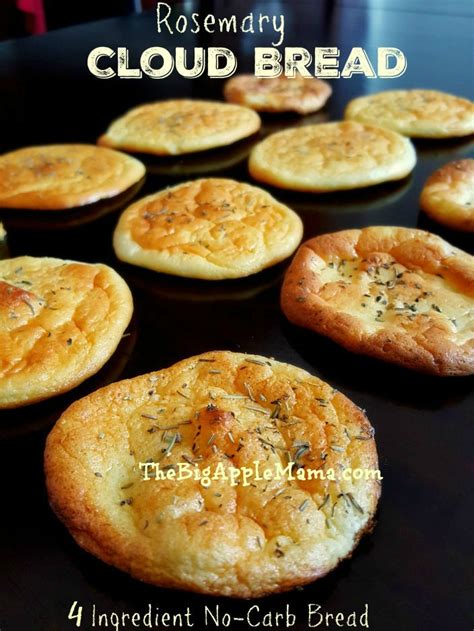 The Best No-Carb Cloud Bread with only 4 Ingredients