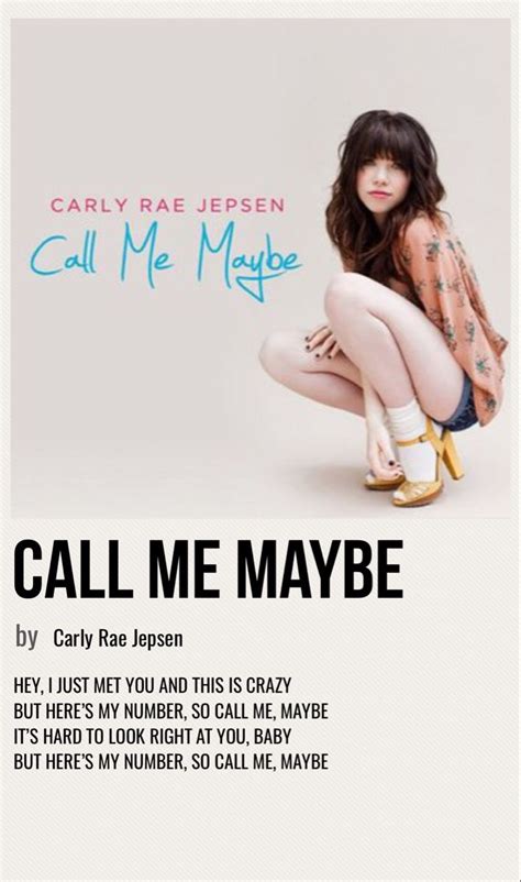 Call Me Maybe Album Cover