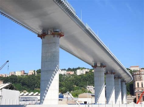 Renzo Piano's new Genoa Bridge opens to traffic in Italy