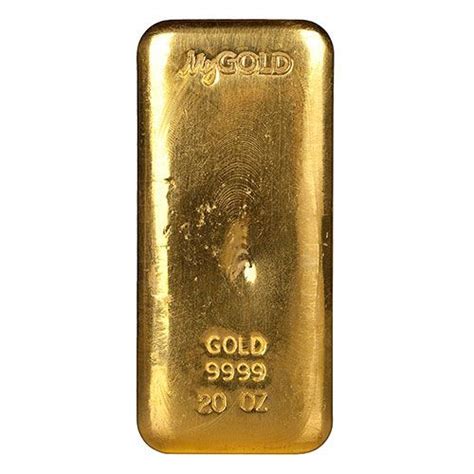 20oz Gold Cast Bar - MyGold