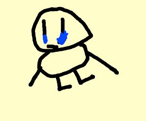 Fat kid crying - Drawception