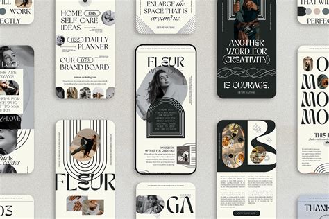 Fleur - Canva Newsletter Templates on Behance