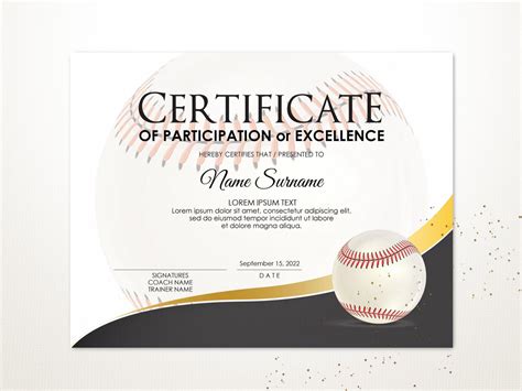 Free Editable Sports Certificate Templates