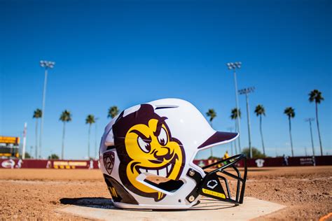 ASU Softball Sparky Batting Helmet — UNISWAG