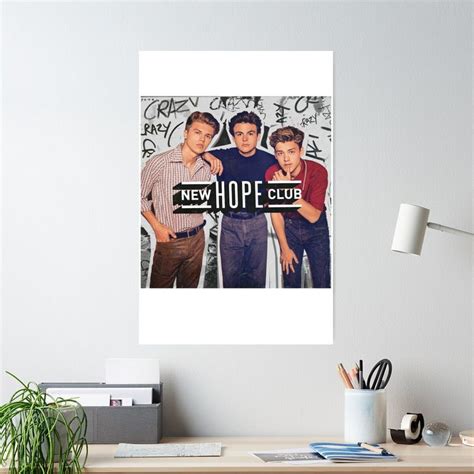 New Hope Club (merch) Poster by Alyssa Yeo | New hope club, New hope, Club